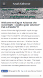 Mobile Screenshot of kayakkaboose.com